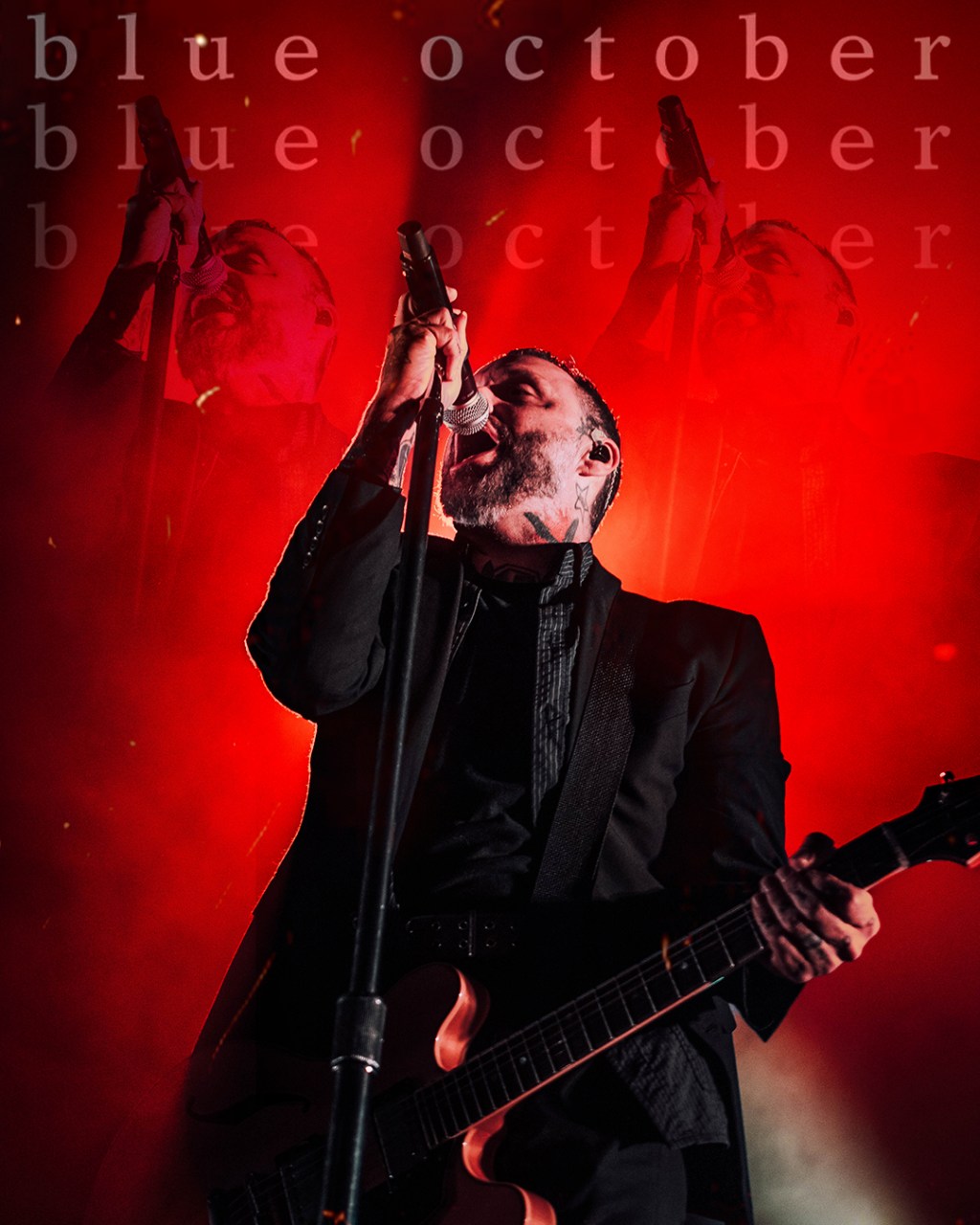 Blue October concert photography by Justin Town
