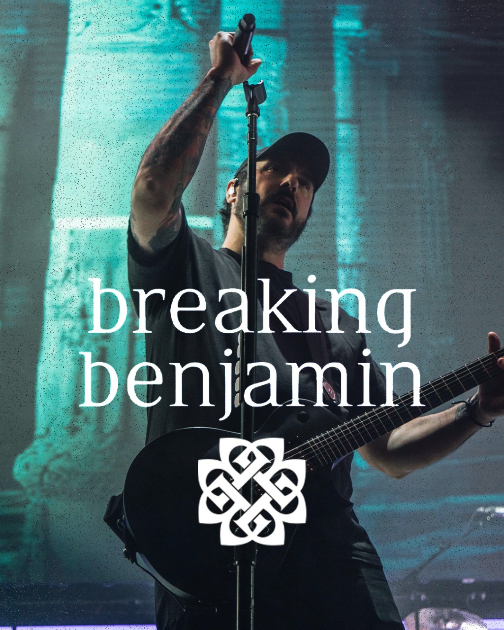 Breaking Benjamin concert photography by Justin Town