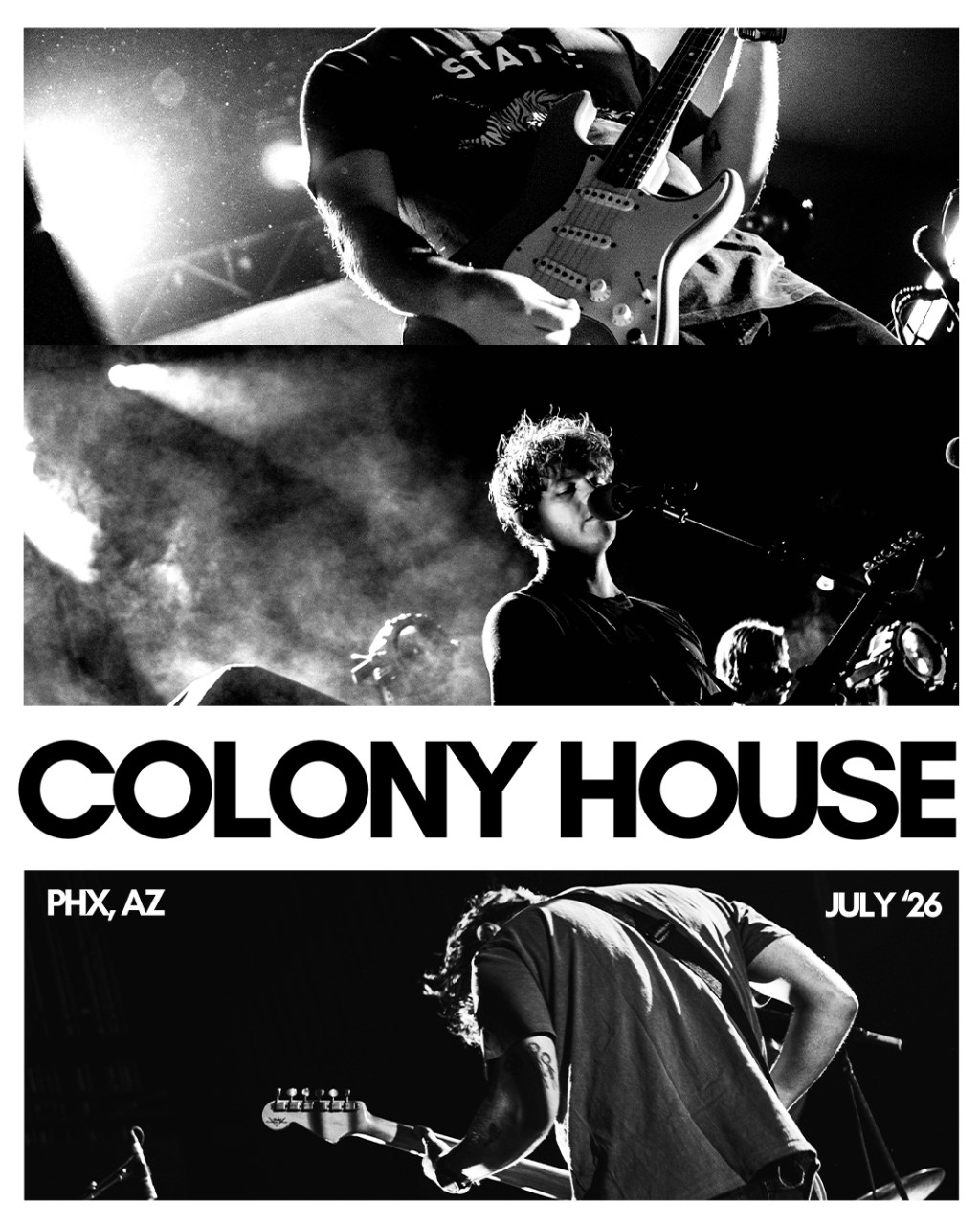 Colony House concert photography by Justin Town